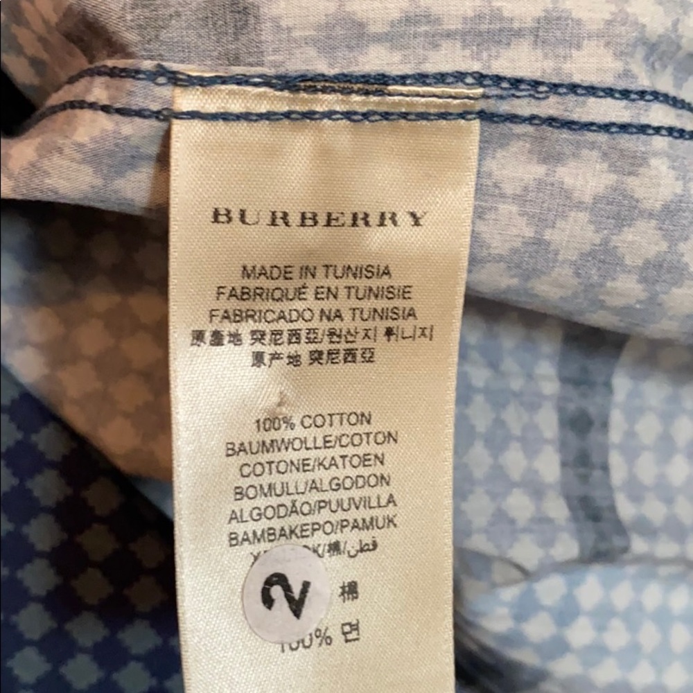Burberry men’s button down shirt - Picture 4 of 5